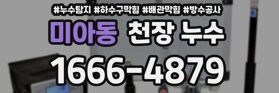 미아동 천장 누수