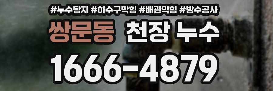 쌍문동 천장 누수