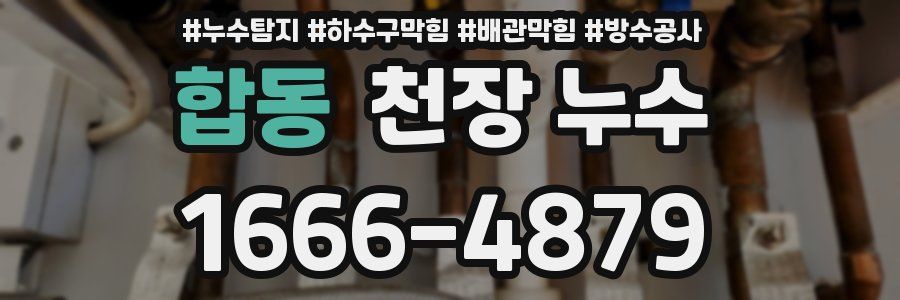 합동 천장 누수