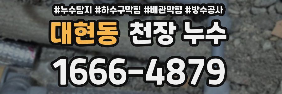 대현동 천장 누수