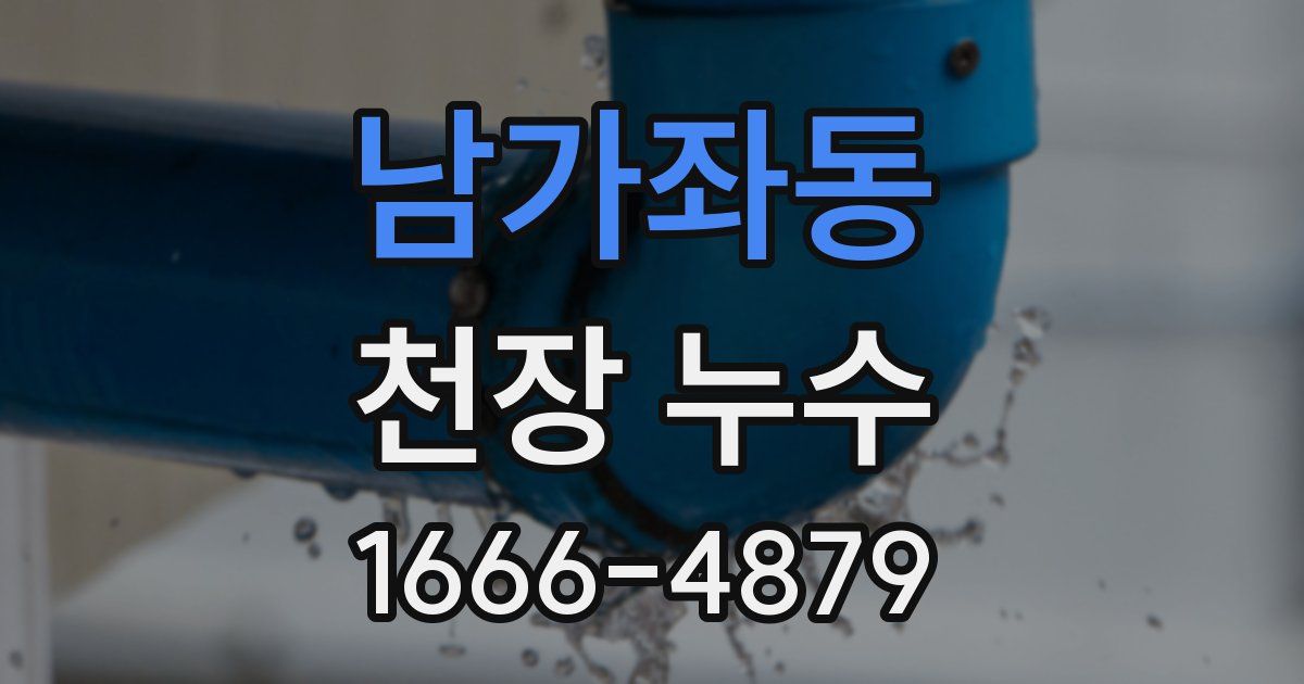 남가좌동 천장 누수