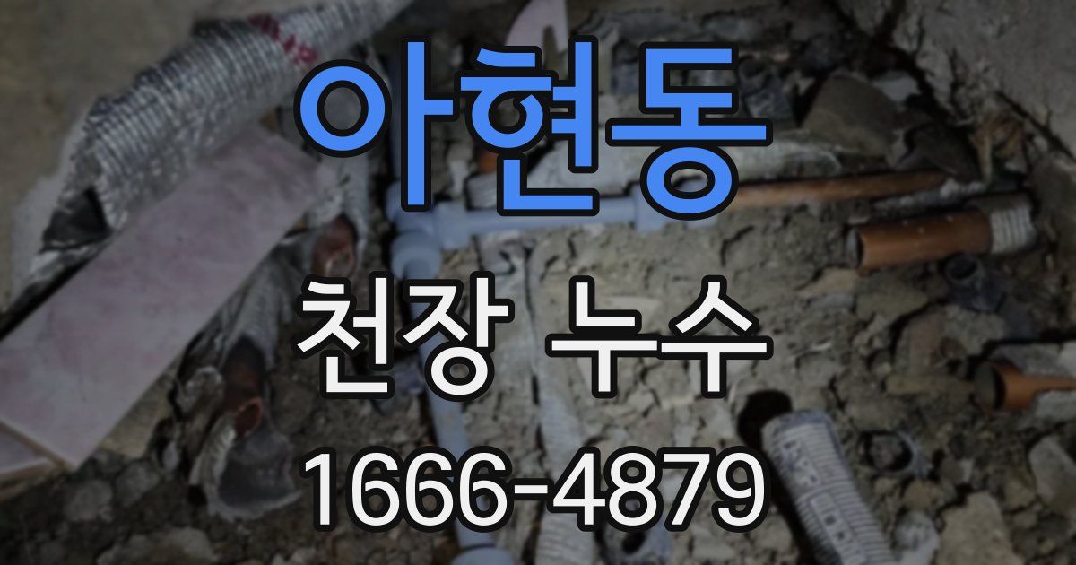 아현동 천장 누수