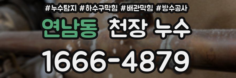 연남동 천장 누수