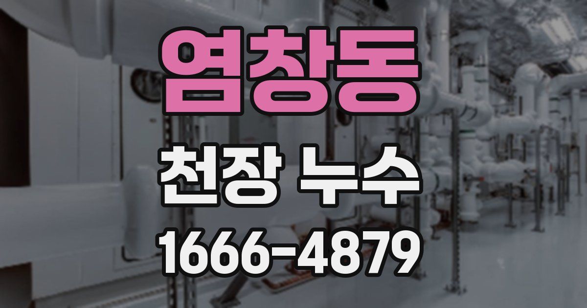 염창동 천장 누수