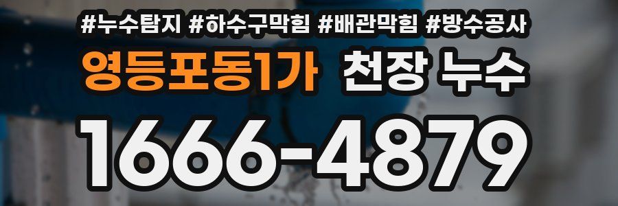 영등포동1가 천장 누수
