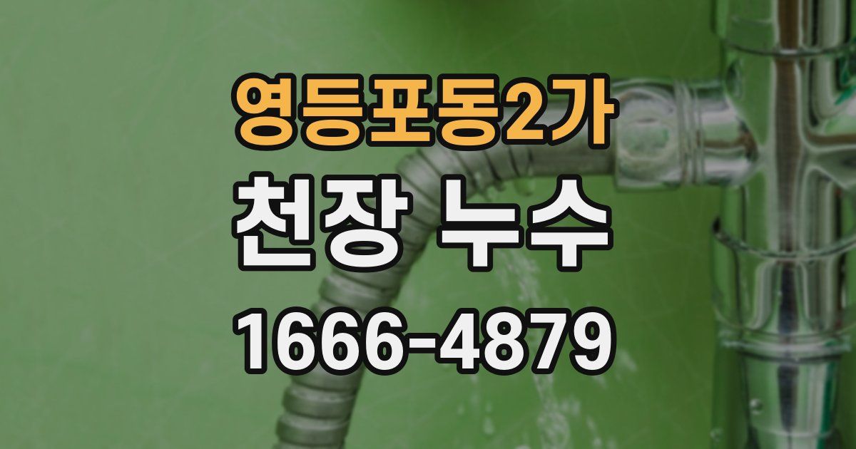 영등포동2가 천장 누수