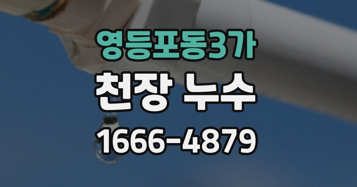 영등포동3가 천장 누수