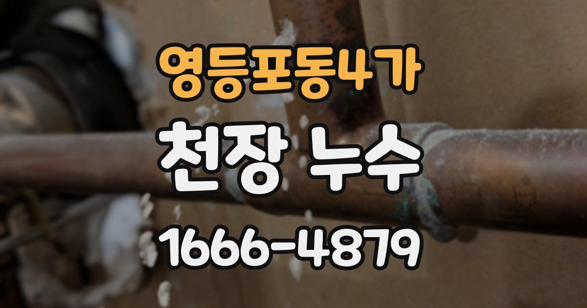 영등포동4가 천장 누수