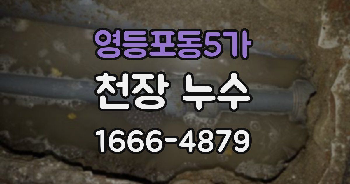영등포동5가 천장 누수