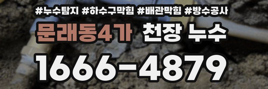문래동4가 천장 누수