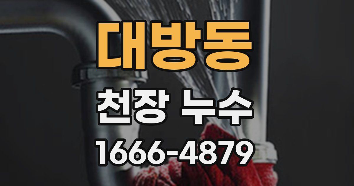 대방동 천장 누수