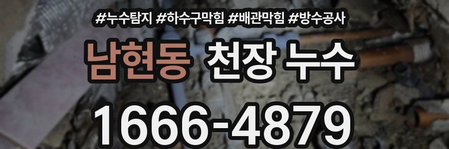 남현동 천장 누수