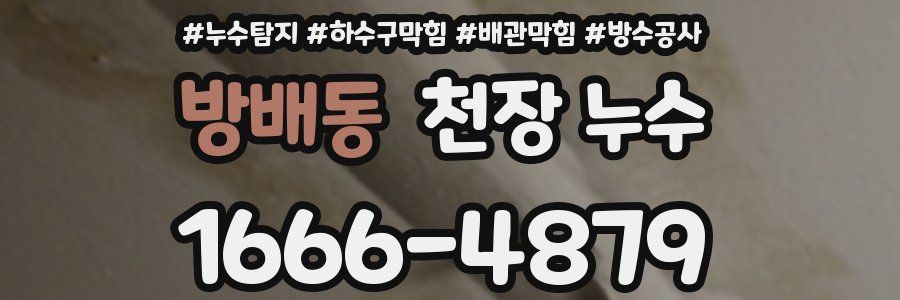 방배동 천장 누수