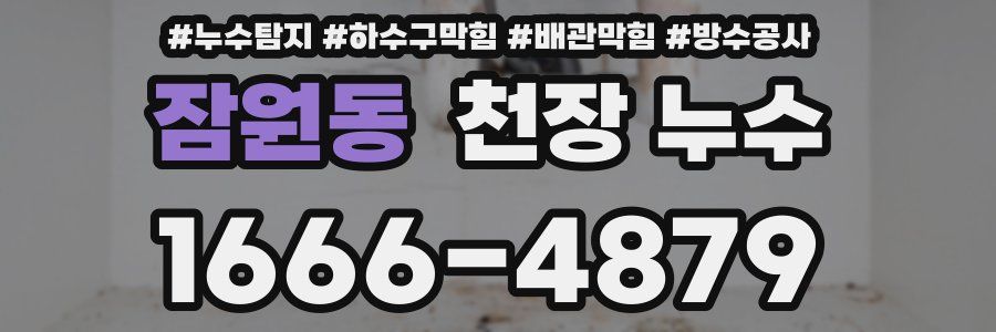 잠원동 천장 누수