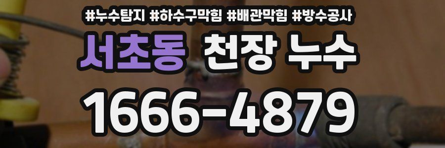 서초동 천장 누수