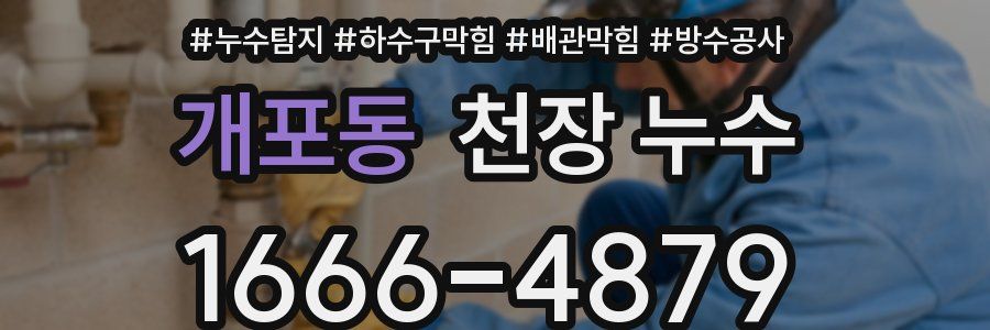 개포동 천장 누수