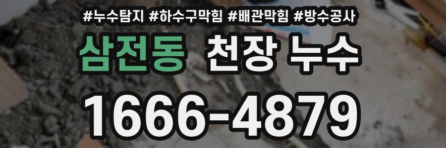 삼전동 천장 누수