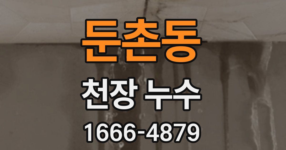 둔촌동 천장 누수