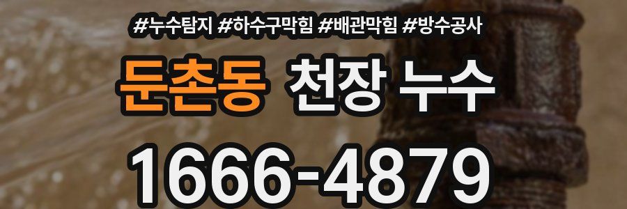 둔촌동 천장 누수