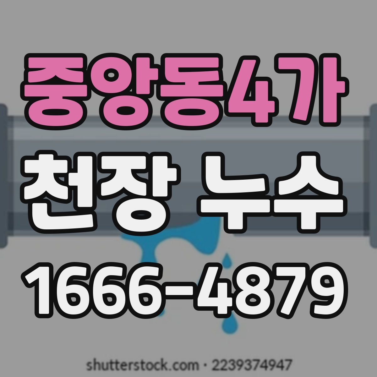 중앙동4가 천장 누수
