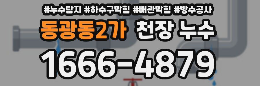동광동2가 천장 누수