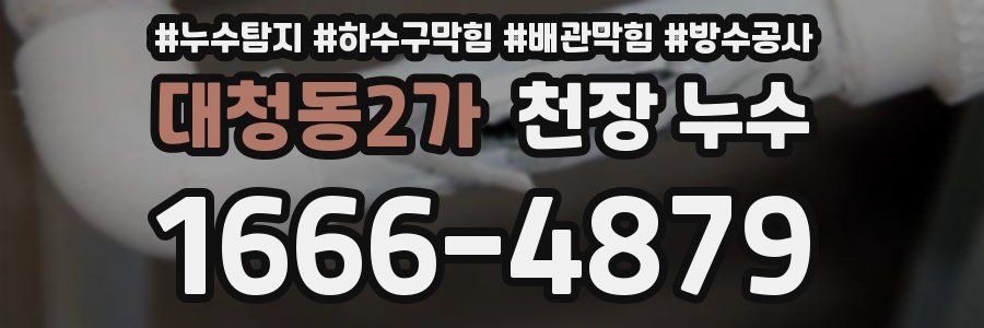 대청동2가 천장 누수