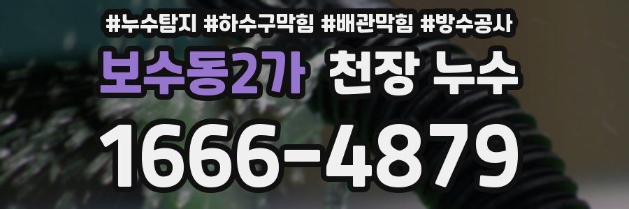 보수동2가 천장 누수