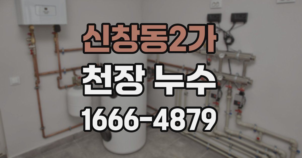 신창동2가 천장 누수