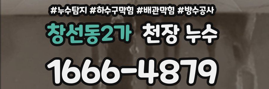 창선동2가 천장 누수