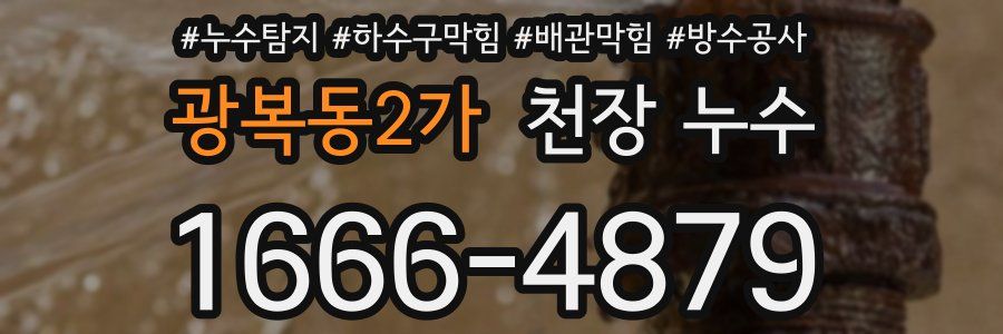 광복동2가 천장 누수