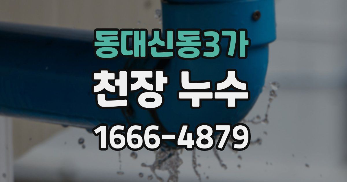 동대신동3가 천장 누수