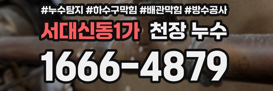 서대신동1가 천장 누수