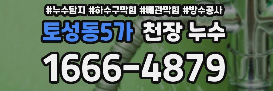 토성동5가 천장 누수