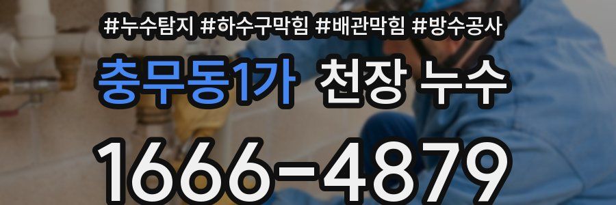 충무동1가 천장 누수