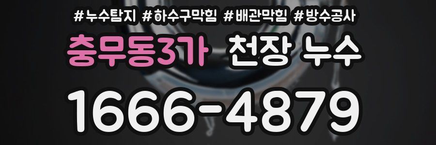 충무동3가 천장 누수