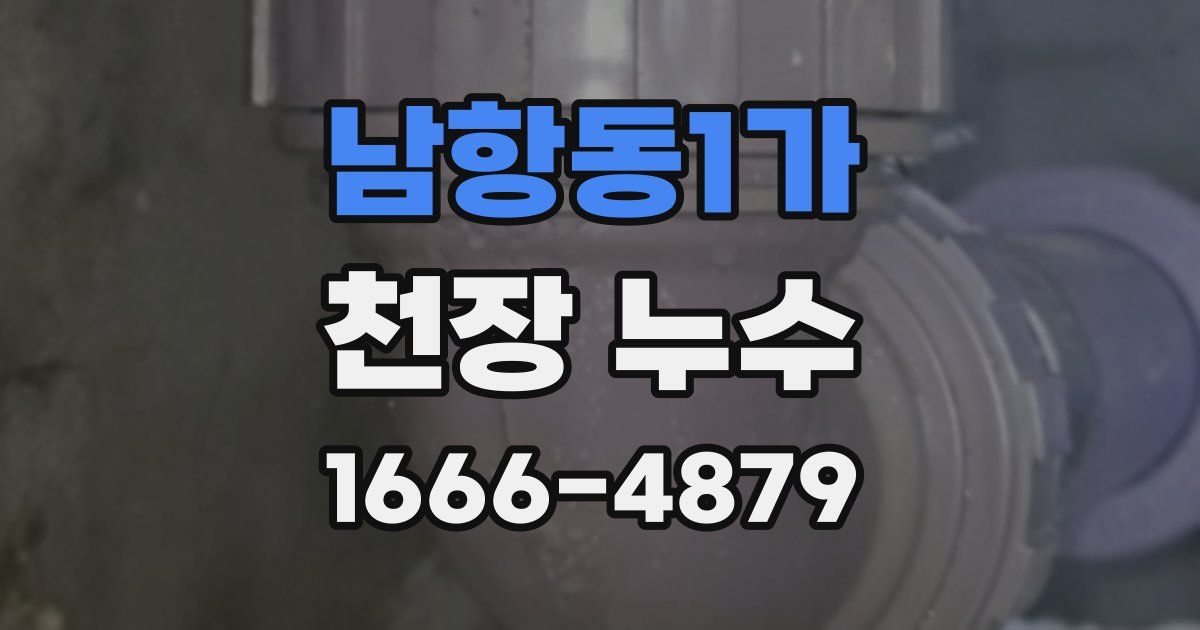 남항동1가 천장 누수