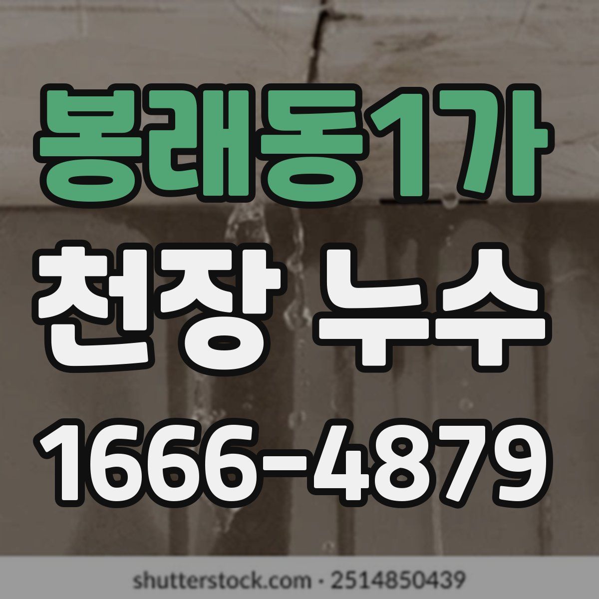 봉래동1가 천장 누수