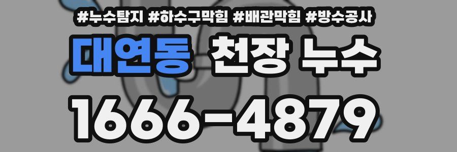 대연동 천장 누수
