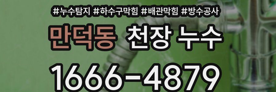 만덕동 천장 누수