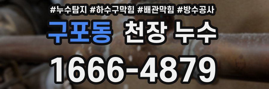 구포동 천장 누수