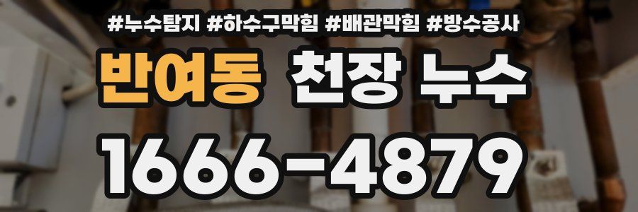 반여동 천장 누수