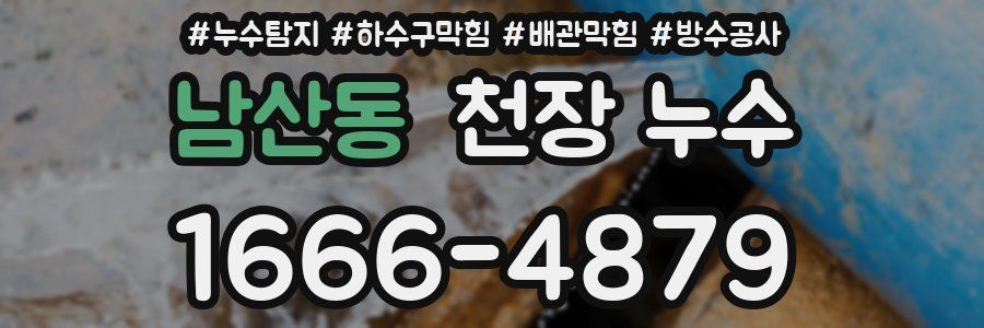 남산동 천장 누수