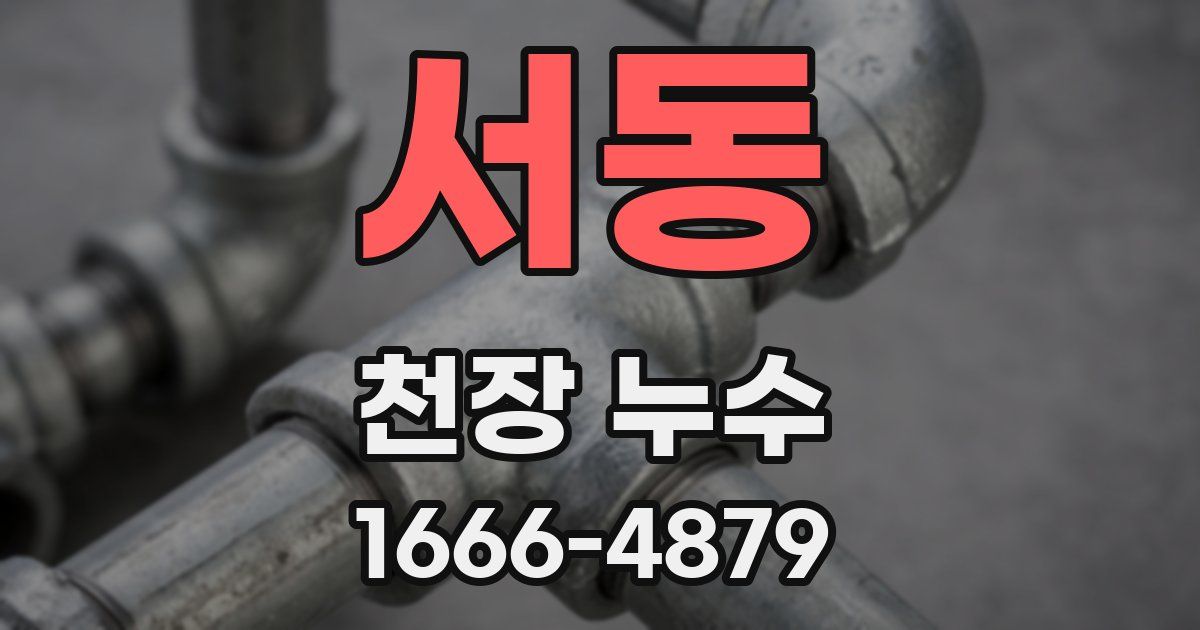 서동 천장 누수