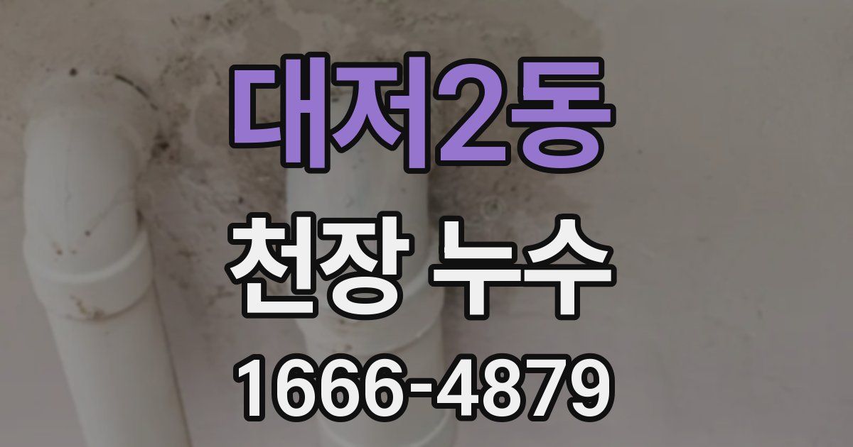 대저2동 천장 누수