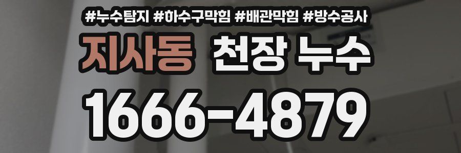 지사동 천장 누수