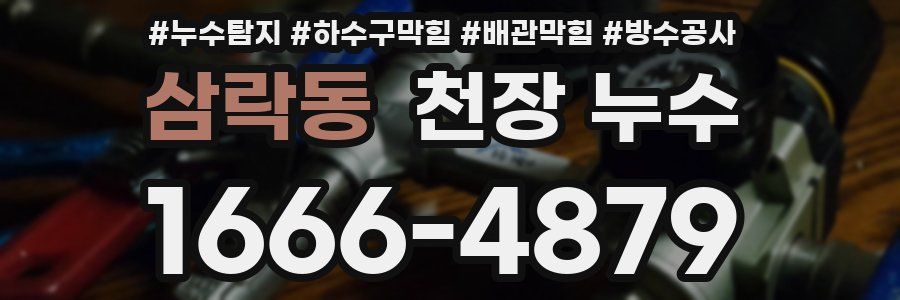 삼락동 천장 누수