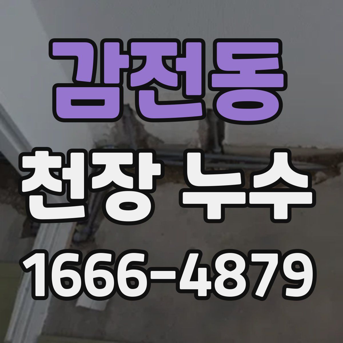 감전동 천장 누수