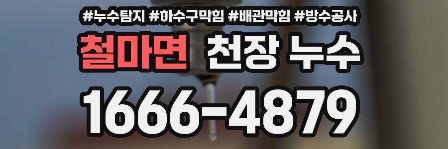 철마면 천장 누수