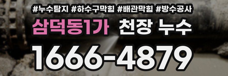 삼덕동1가 천장 누수