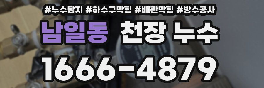 남일동 천장 누수